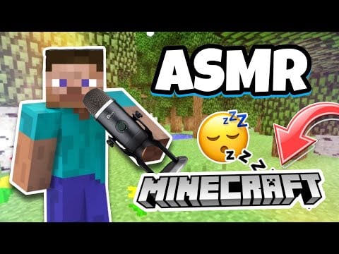 ASMR Français • Chuchotement puissant et détente sur Minecraft pendant 2h 😴💤(visite  village,minage)