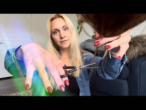 ASMR Cutting & Styling Your Hair 💇🏽‍♀️ Tingly Hairplay & Scalp Sounds