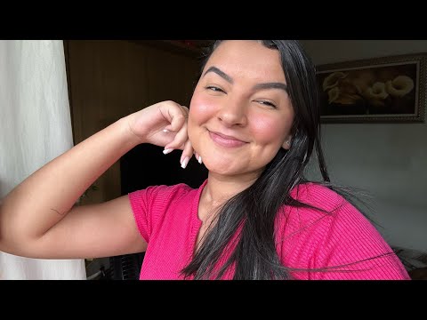 ASMR: VOLTEI, SONS DE MAQUIAGEM + CONVERSA