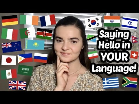 ASMR Saying Hello in EVERY Country's Official Language!