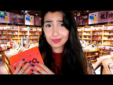 ASMR Te atendendo na livraria, mas nunca li um livro na vida