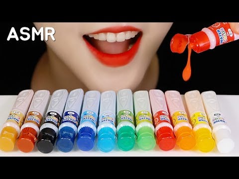 EDIBLE WATER COLORS ASMR EDIBLE SCHOOL SUPPLIES, EDIBLE PAPER ASMR NO TALKING