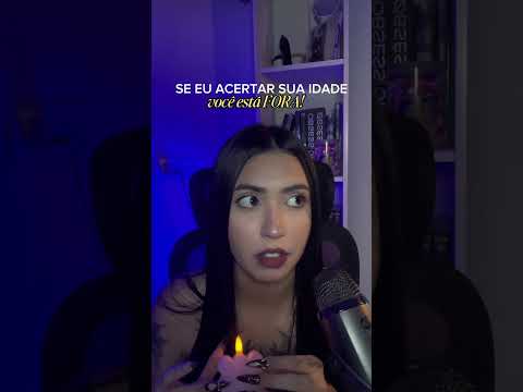 ASMR mas se eu acertar sua idade VOCÊ TÁ FORA! #asmr #asmrvideo #tingles #tapping #shorts