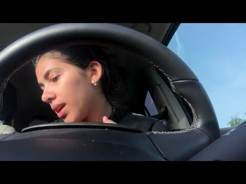 ASMR In my car at school