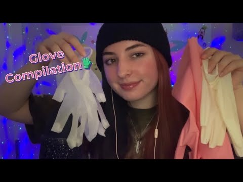 ASMR | Glove Compilation (Latex Gloves, Vinyl Gloves & Dishwashing Gloves) ♡