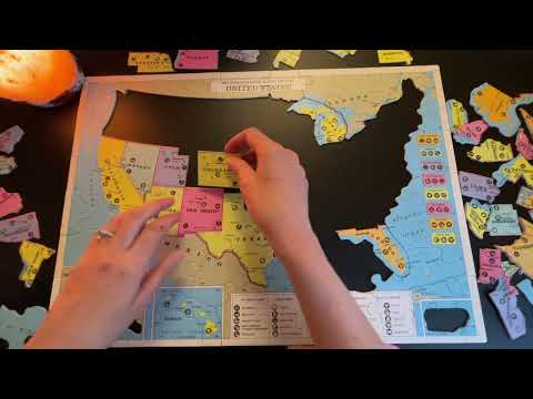 Let’s Memorize the Capitals of the United States with Puzzle ASMR Soft Spoken Female Regular Voice