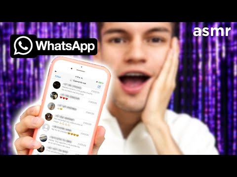 ASMR Español me escribieron mis SEGUIDORES a mi WHATSAPP e hice su sonido favorito - ASMR - ASMR Mol