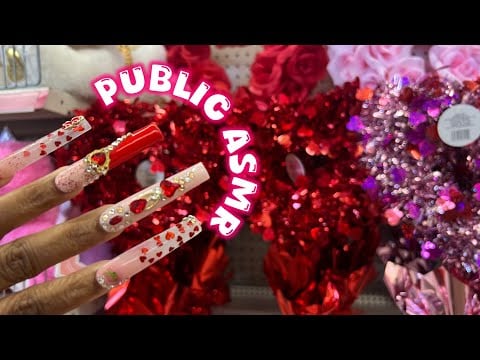 1 HR OF PUBLIC ASMR IN DOLLAR TREE | CHIT CHAT, LOFI, MINI MIC, CAMERA TAPPING, SCRATCHING & MORE! 