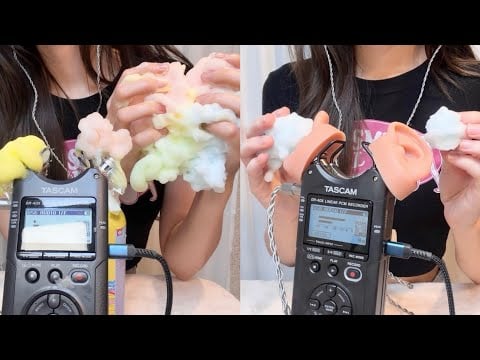 ASMR | 당신의 고막 안에 거품이 가득 찼습니다😶‍🌫️ (자극적 주의) Your eardrums are filled with bubbles 타스캠 사운드 