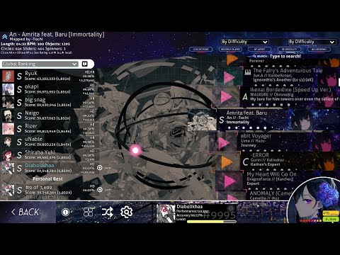 Amrita feat. Baru [Immortality] +HD 99.02% FC