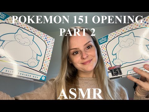 ASMR - POKEMON 151 ETB OPENING - part 2