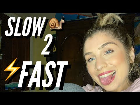 ASMR | Unpredictable, SLOW 🐌 to FAST and AGGRESSIVE⚡️ASMR Triggers!