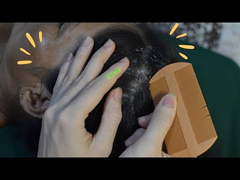 ASMR Super Attentive Scalp Check & Scalp Scratch Relaxing For Rest And Sleep