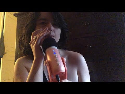 ASMR Mouth sounds and Unintelligible whispering (w/ personal attention)
