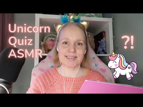 ASMR Unicorn Quiz 🦄 1K Subscribers Special