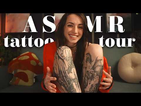 ASMR | Tracing My 6 New Tattoos