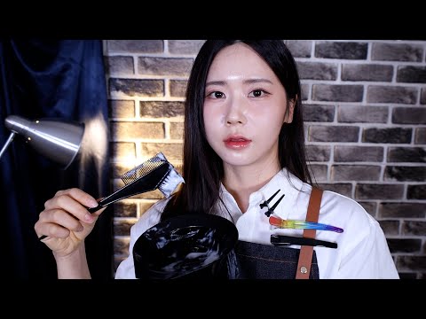 ASMR.sub 심야 풀코스 바버샵 [ 커트 | 펌 | 면도하는 소리]💈Barber Shop Wet Shave & Perm & Haircut & Whispered