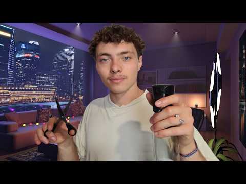 ASMR: Roleplay💈Ton pote te rase et te coupe les cheveux💈