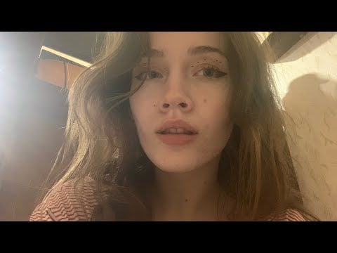 АСМР ухаживаю за тобой перед сном/ сплетничаем😱
