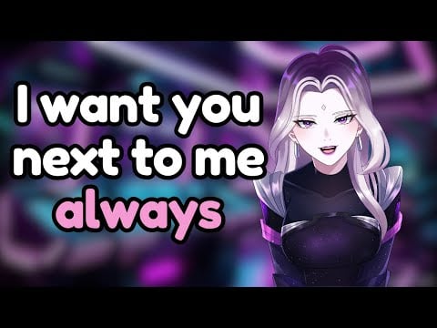 Your goth alien wife is down bad for you (F4A) [ASMR] [Space cuddles] [Hairplay] [Sleep aid]