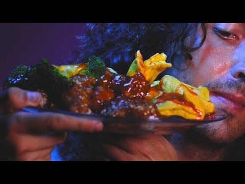 Sesame Chicken Egg Rolls and Cheese Wonton ASMR Feast 먹방