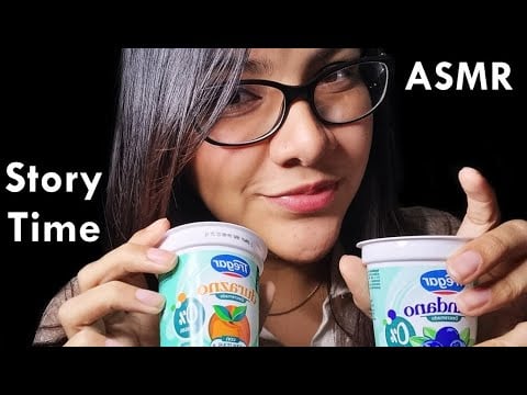 ASMR COMIENDO YOGURT | STORY TIME: MI AMIGA MALA COPA | ASMR en Español