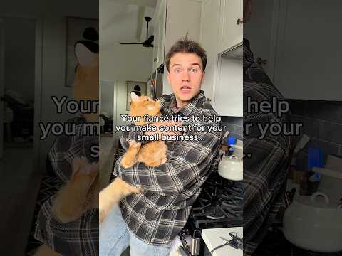 When your fiance tries to help you make content…  #asmr #fyp