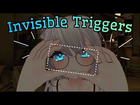 sleepy girl does invisible triggers (shes bored) | ASMR