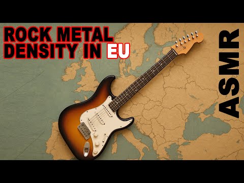 ASMR: 🎸 Rock & Metal Bands Per Capita in Every European Country [ASMR Metal Geography]