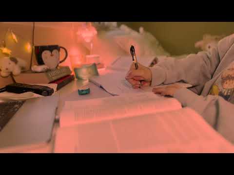 asmr estudia conmigo (sin hablar)