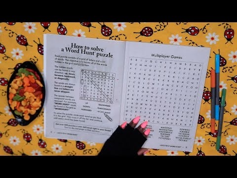 Places Wordsearch ASMR Cheddar Treats