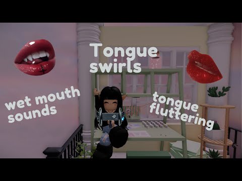 Roblox ASMR  ✨tongue swirling and flutters✨(INTENSE)