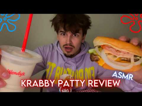 ASMR Krabby Patty Mukbang