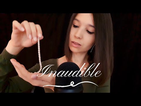 ASMR FRANCAIS 😴INAUDIBLE ✨Triggers Collier de Perles, Tapping…