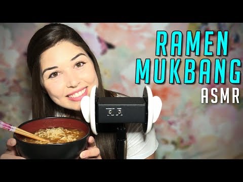 3DIO ASMR - Ramen Noodle Mukbang 🍜 (Eating & Slurping Sounds)