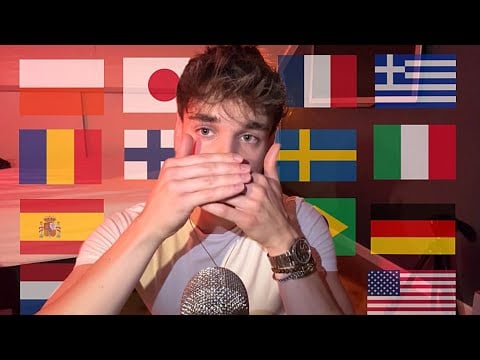 ASMR I Love You in 13 Different Languages ❤️