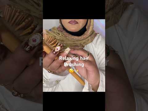Relaxing hairbrushing #asmrshorts #hairbrushingasmr #asmrniqarbie