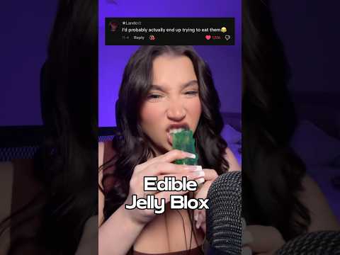 Edible Jelly Blox ..SOO YUMMY!🤩🥰 #asmr #asmrsounds #asmrcandy #jellyblox #asmrtiktoks #shorts