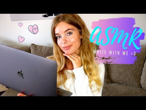 Write With Me [ASMR] Tingly Keyboard Sounds