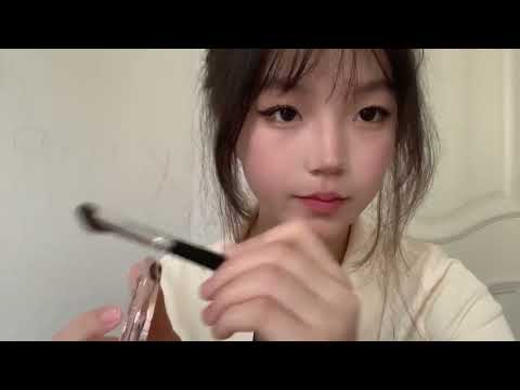 【10min simulated makeup】whisper, oral sound, trigger sound