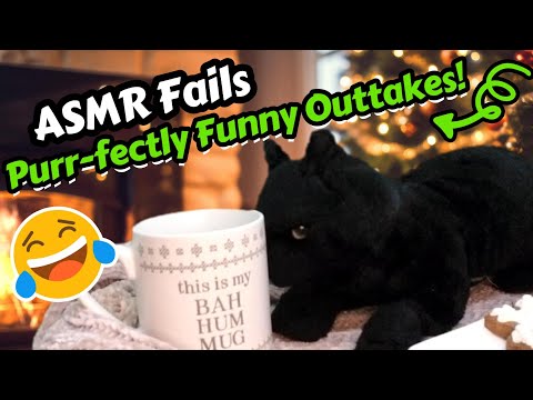 H1pst3rCat's Funniest ASMR Outtakes: Christmas Giggles by the Fire 🎄😹