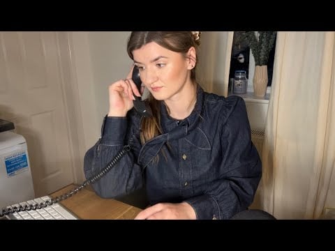ASMR| Post Office Visit  |Paperwork & Calm Typing