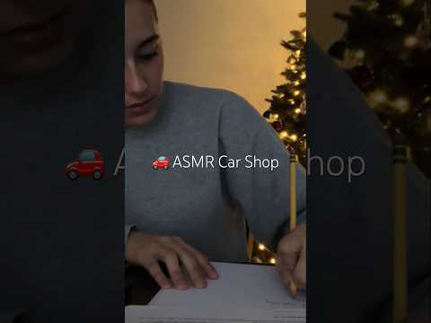 ASMR Car Shop Short: Relaxing Front Desk Sounds 🚗✨