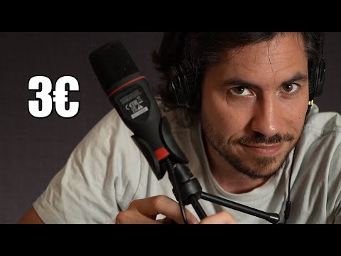 Faire un ASMR avec un micro bas de gamme de vide grenier négocié à 3€