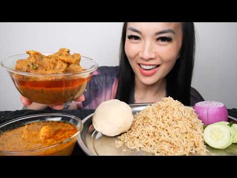 INDIAN CURRY + RICE (ASMR EATING SOUNDS) LIGHT WHISPER | SAS-ASMR