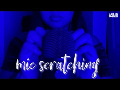 ASMR Mic Scratching with Nail Backs (No Talking)