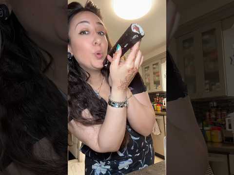 Sushi Cigar #mukbang #sushi #eating #eatingshow #asmreating #shorts #fyp