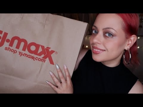 ASMR| T.J Maxx & Burlington Summer Clothing Haul - Tag Tapping, Fabric Sounds & Over Explaining