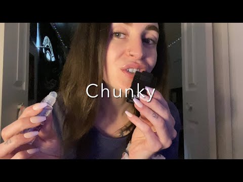 Trigger words ASMR w/ lip gloss application (words that start with C) 👄😘