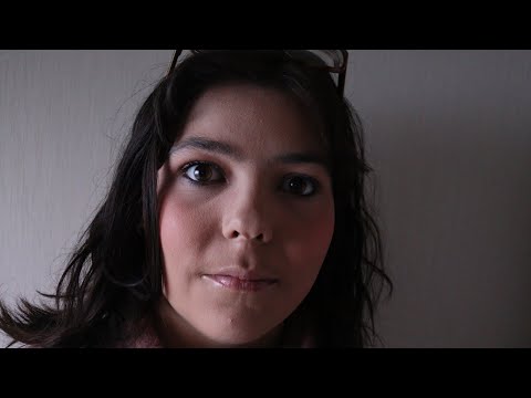 ASMR makeup application whispering